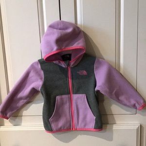 The North Face fleece jacket.